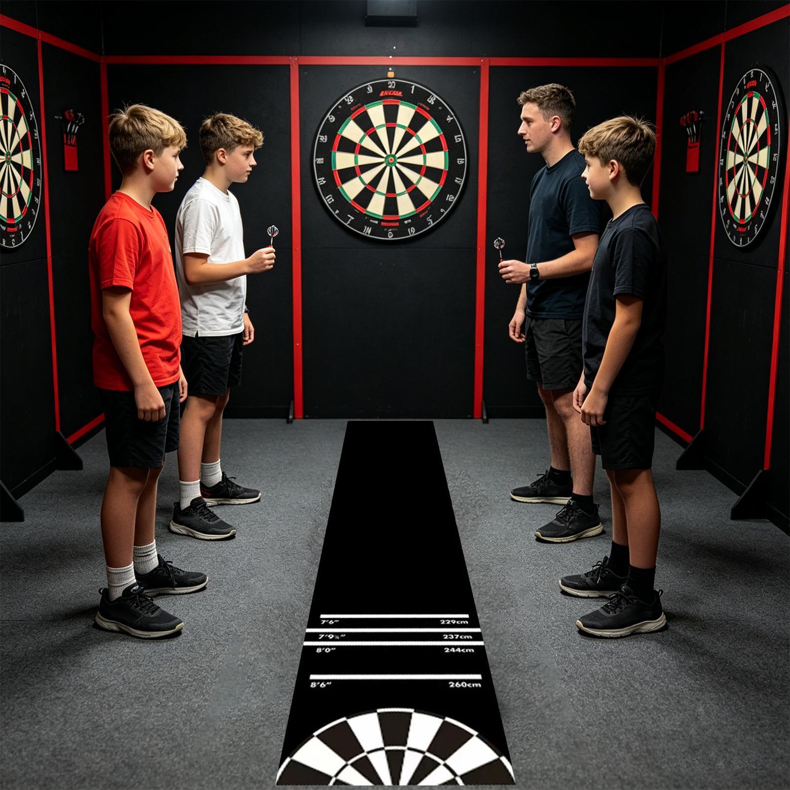 Multi-functional Dart Mat Anti - Throw Distance Board ulasan dan harga