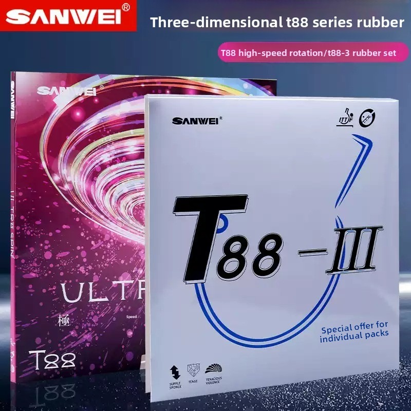 Sanwei  T88 ULTRA-Spin T88-3 T - Table Tennis Kit ulasan dan harga