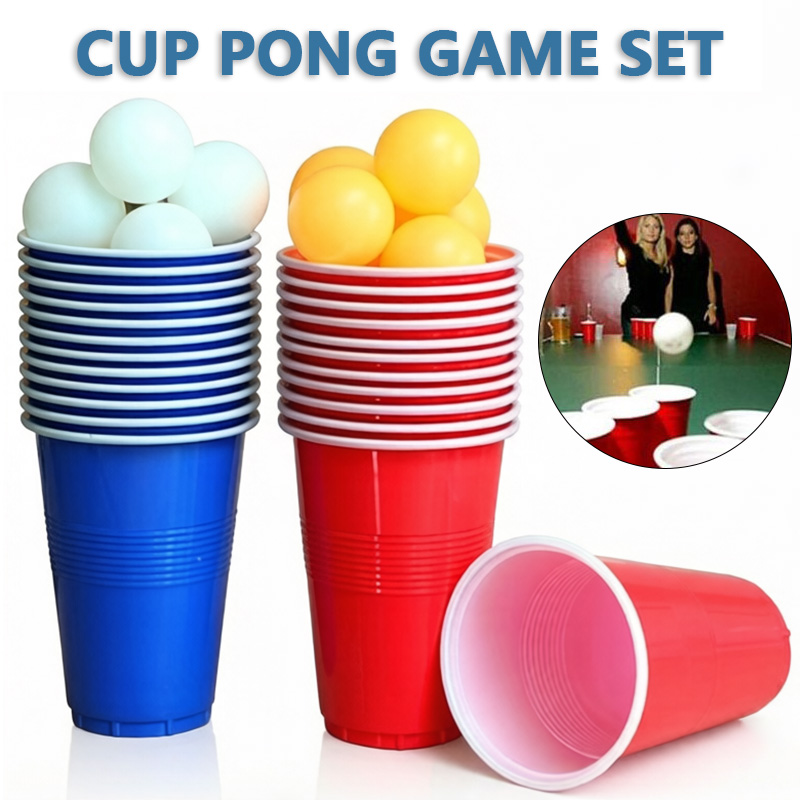 Beer Pong Game Set & Party Cup - Table Tennis Kit ulasan dan harga