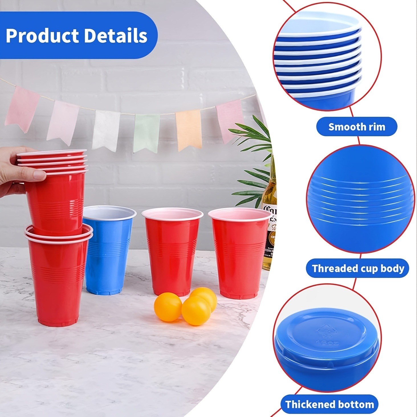 Beer Pong Game Set & Party Cup - Table Tennis Kit ulasan dan harga