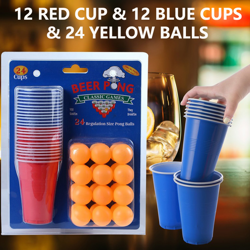 Beer Pong Game Set & Party Cup - Table Tennis Kit ulasan dan harga