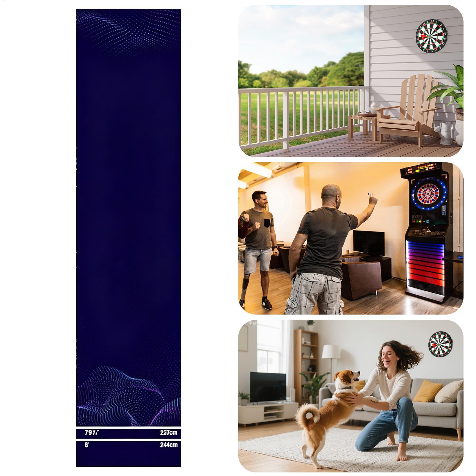 Dart Rug Portable Non-Slip Cry - Throw Distance Board ulasan dan harga