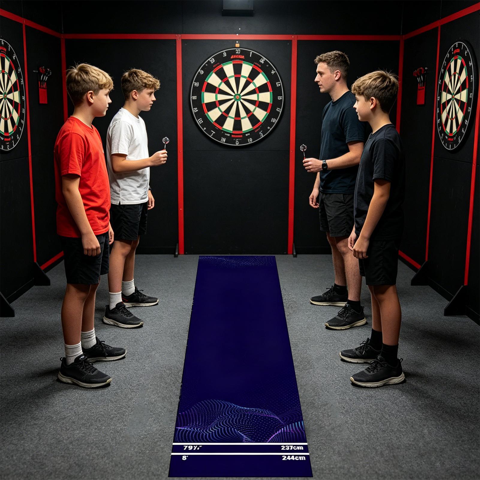 Dart Board Mat Portable Non-Sl - Throw Distance Board ulasan dan harga